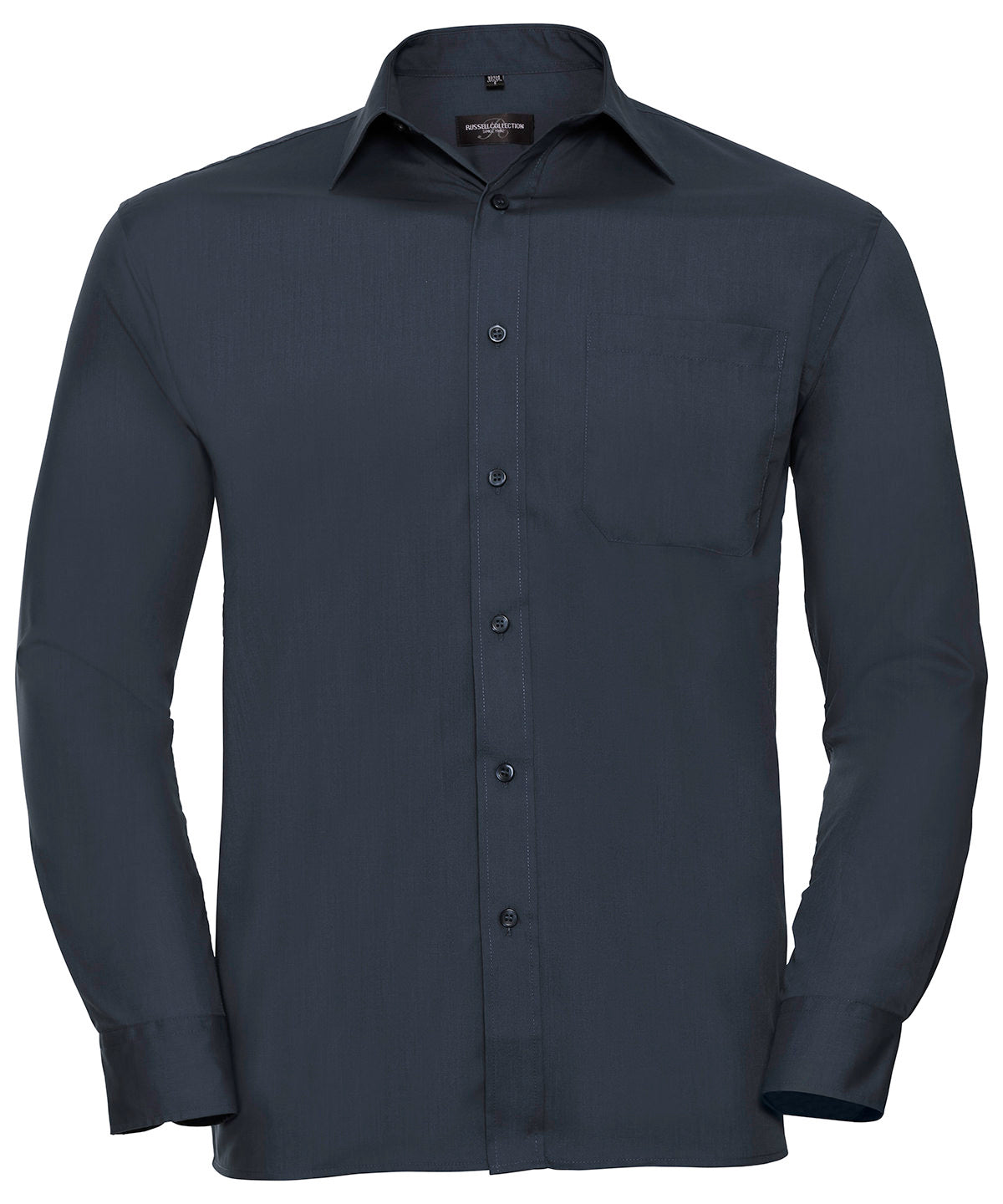 Russell Collection Polycotton Poplin Shirt for Men