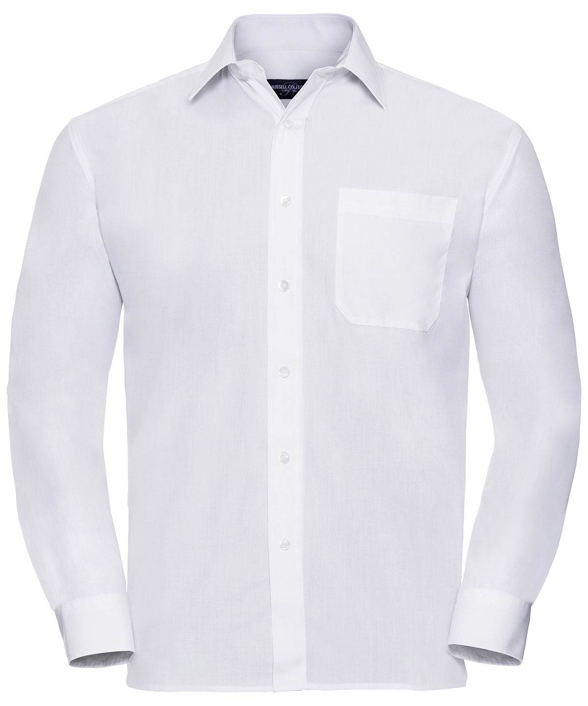 Russell Collection Polycotton Poplin Shirt for Men