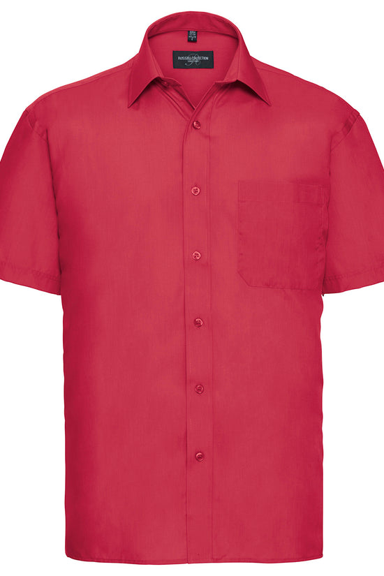 Russell Collection Polycotton Poplin Shirt for Men