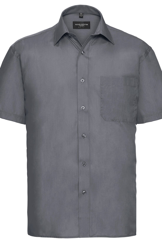 Russell Collection Polycotton Poplin Shirt for Men