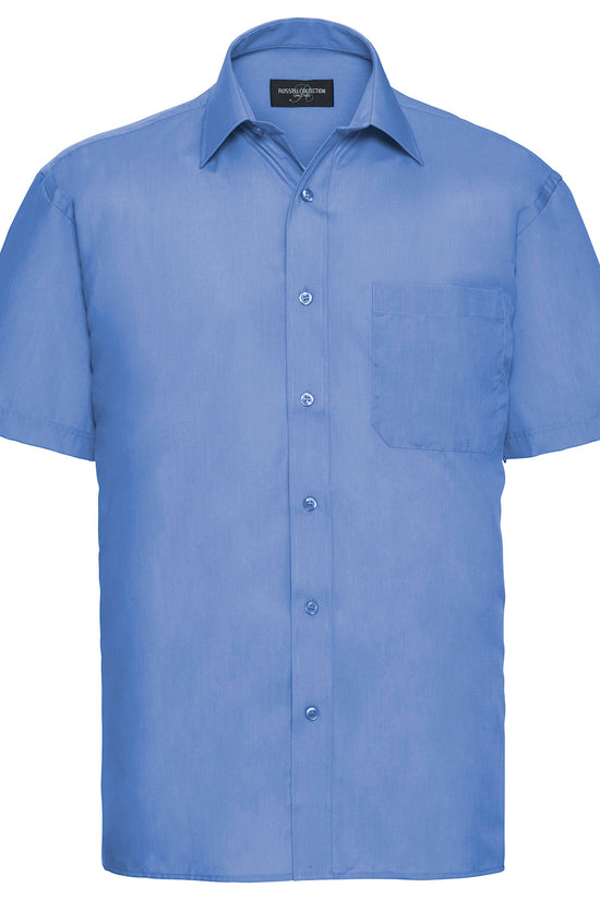 Russell Collection Polycotton Poplin Shirt for Men