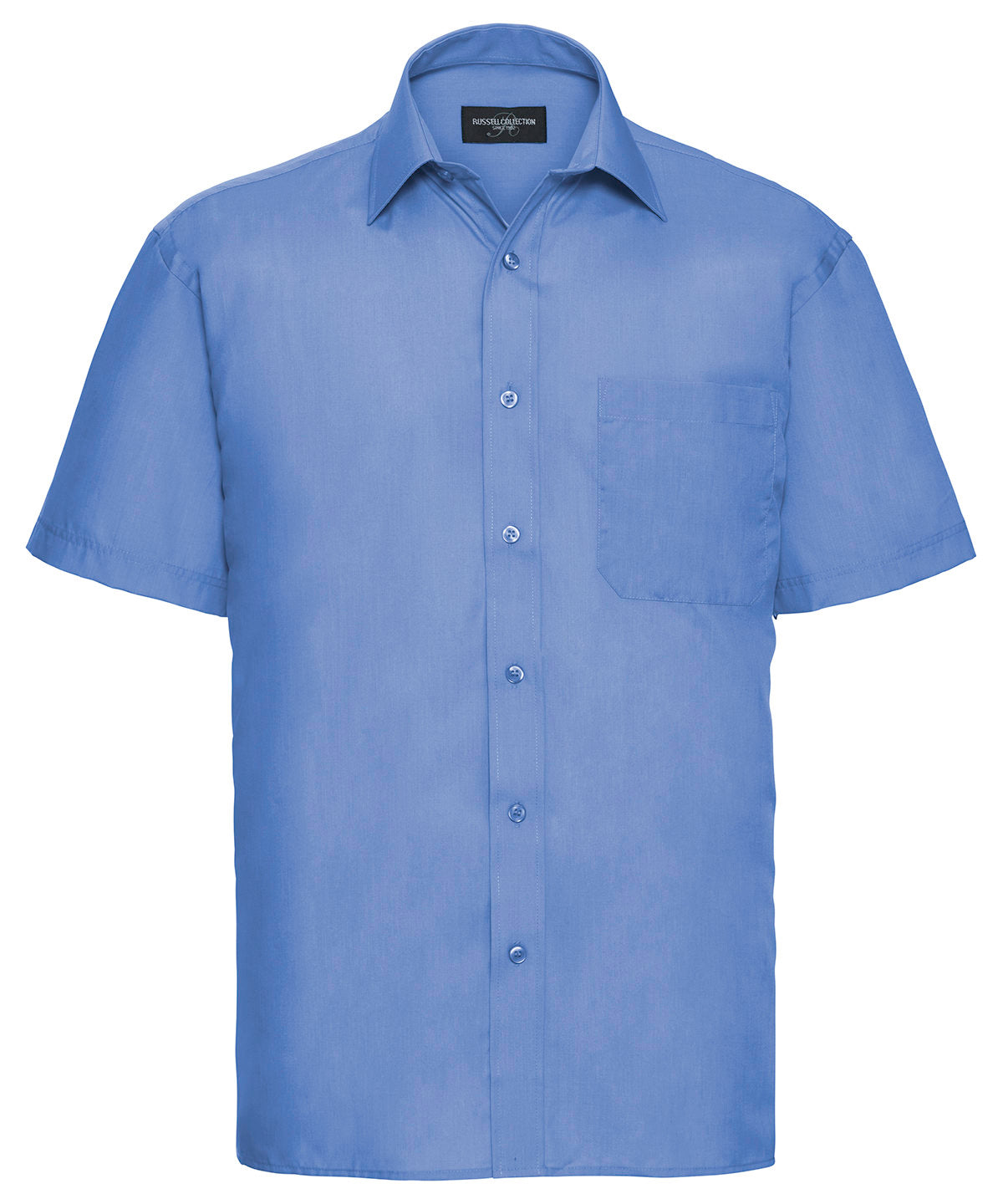 Russell Collection Polycotton Poplin Shirt for Men
