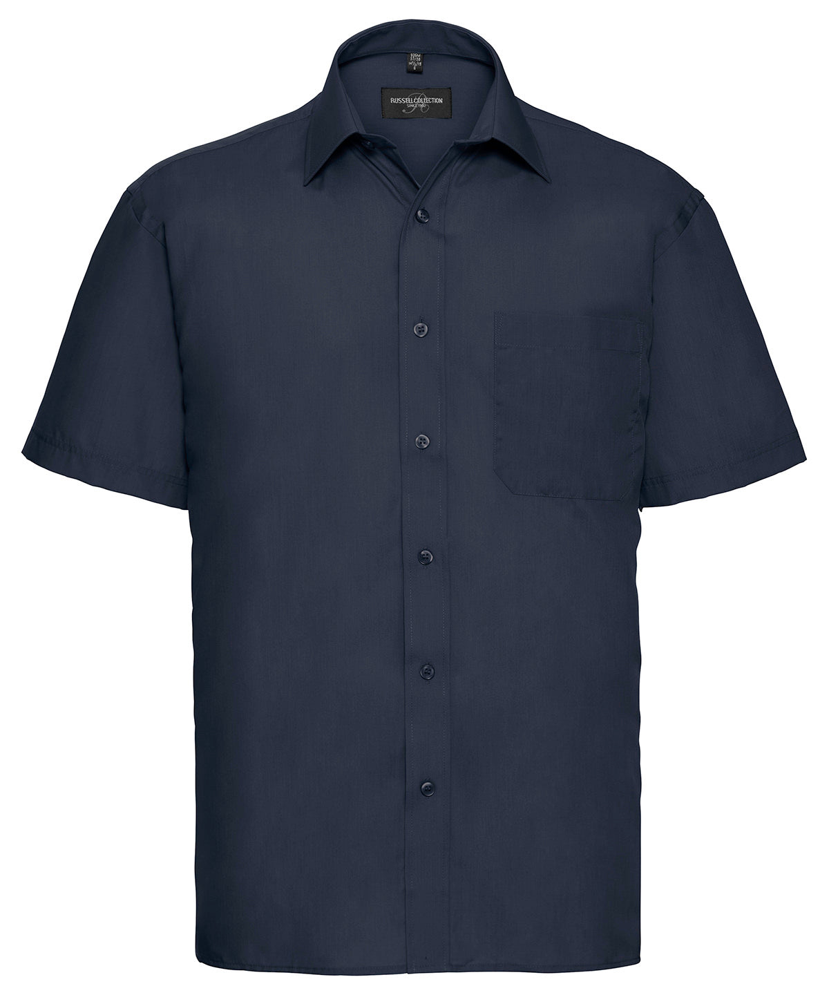 Russell Collection Polycotton Poplin Shirt for Men