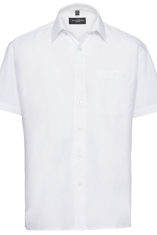 Russell Collection Polycotton Poplin Shirt for Men