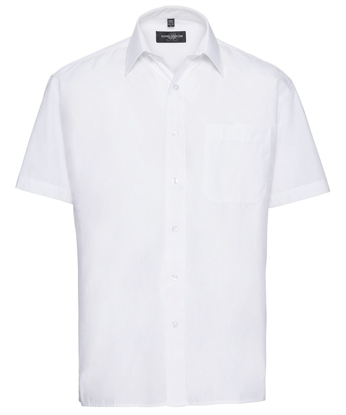 Russell Collection Polycotton Poplin Shirt for Men
