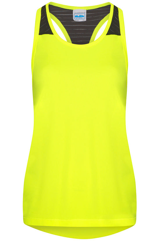 AWDis Just Cool Womens Smooth Workout Vest with Mesh Panel