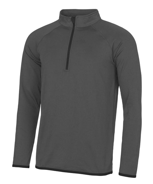 AWDis CoolFit Zip Sweatshirt for Active Men