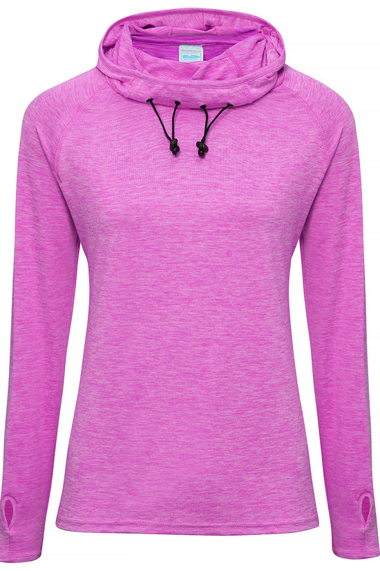 Womens Cool Cowl Neck Top for Active Wear