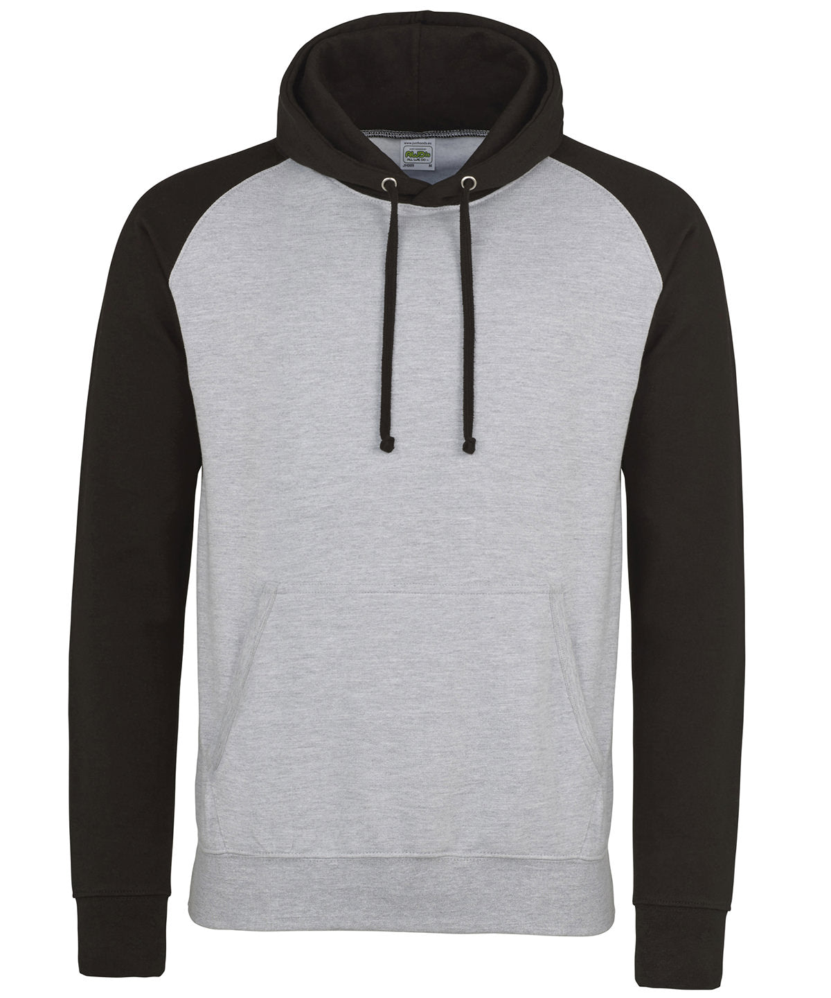 Mens Baseball Hoodie with Raglan Sleeves