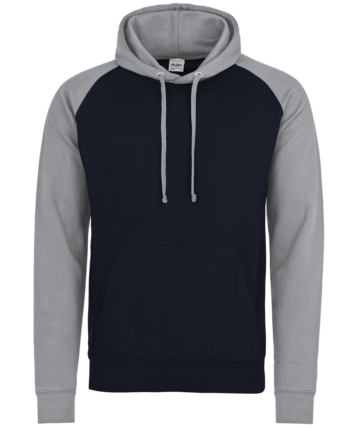 Mens Baseball Hoodie with Raglan Sleeves