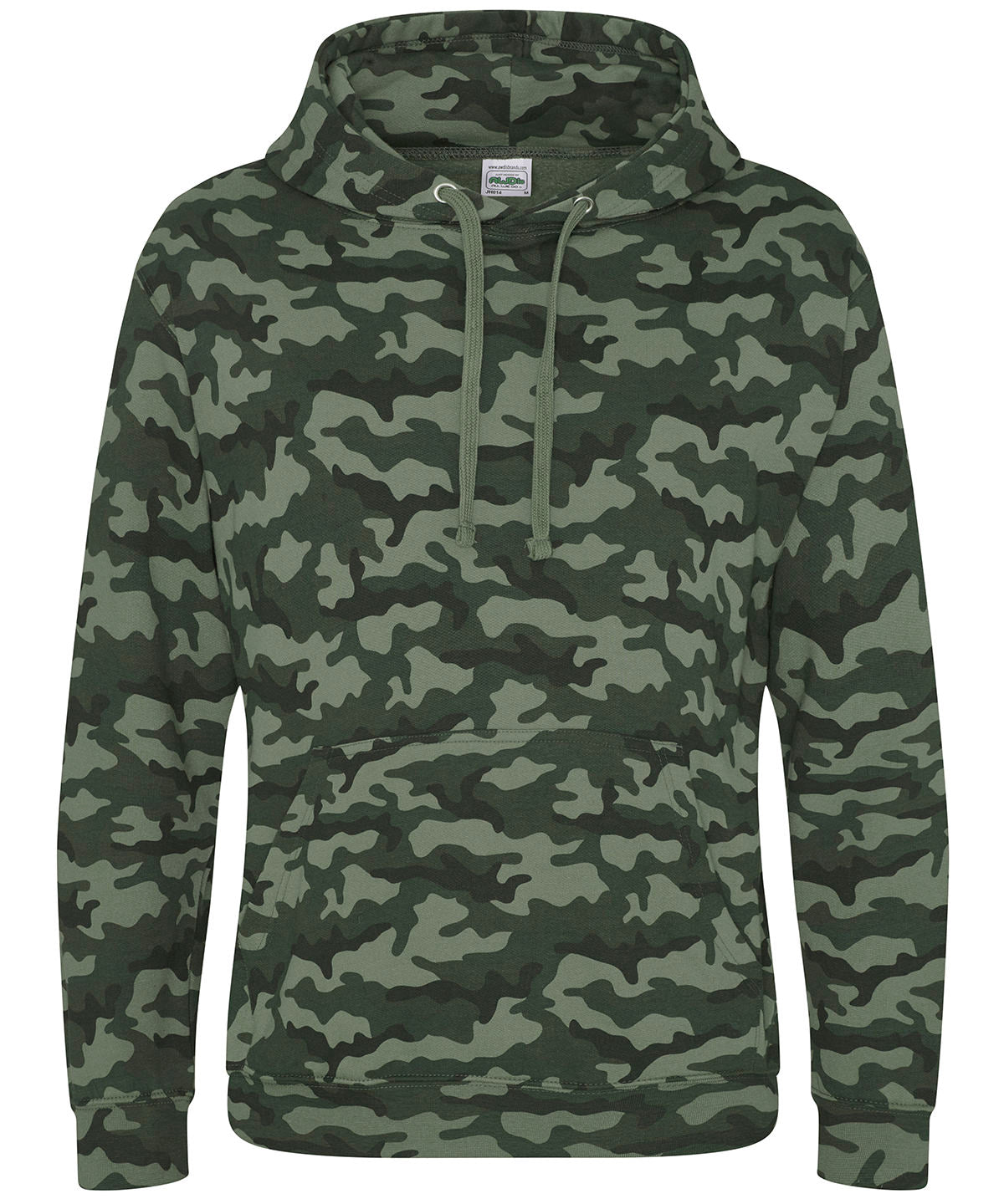 Mens Camo Hoodie with Kangaroo Pocket