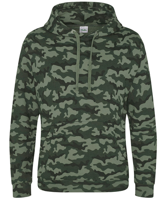 Mens Camo Hoodie with Kangaroo Pocket