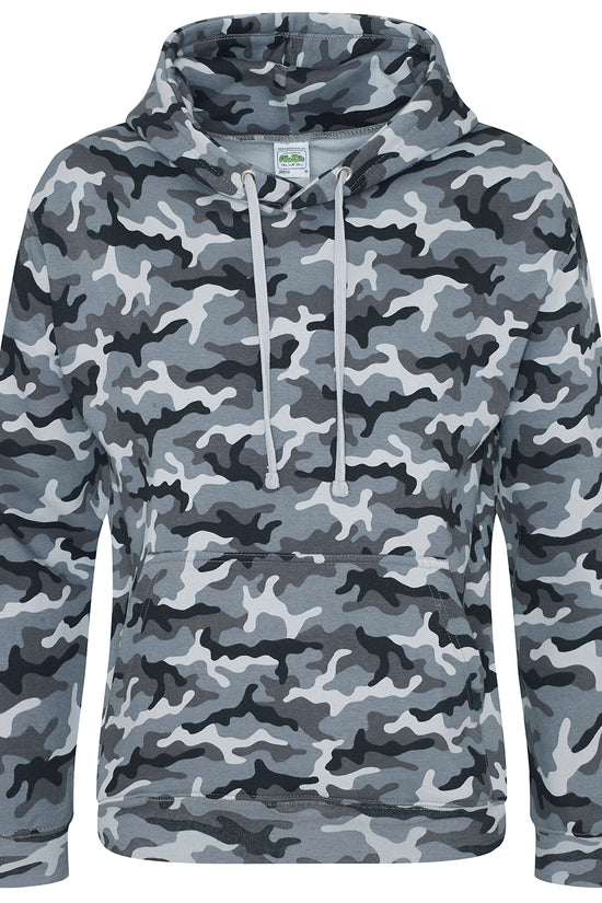 Mens Camo Hoodie with Kangaroo Pocket