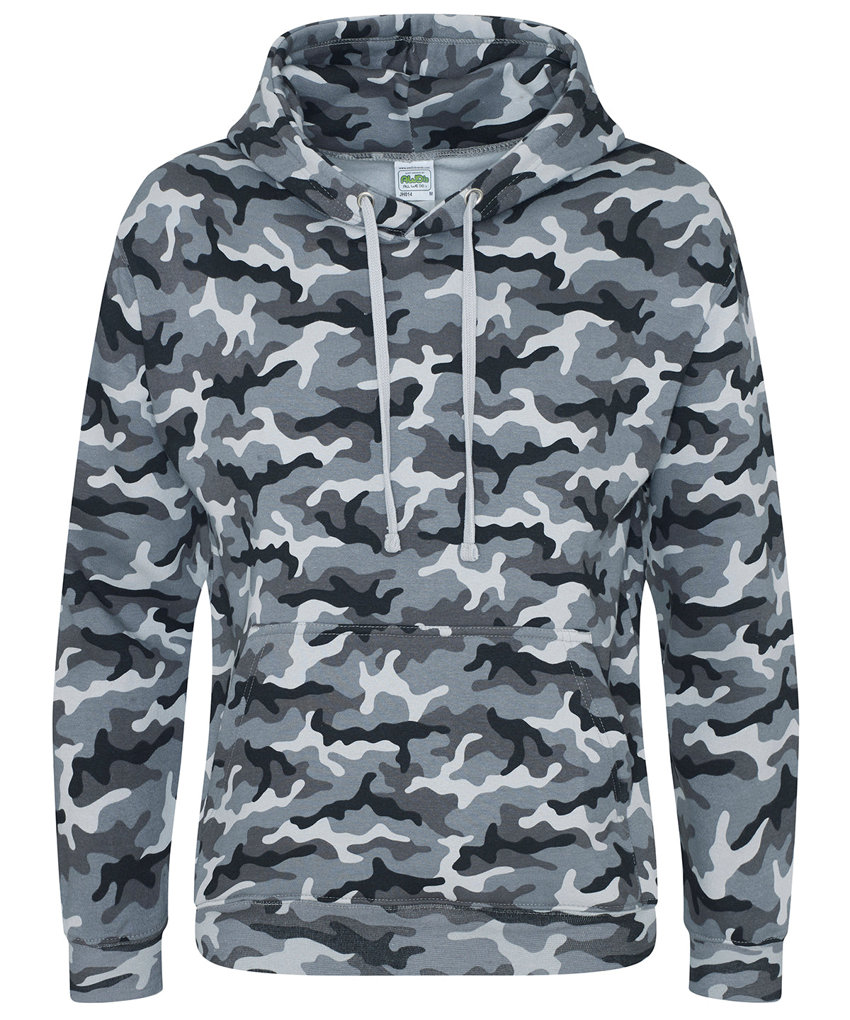 Mens Camo Hoodie with Kangaroo Pocket