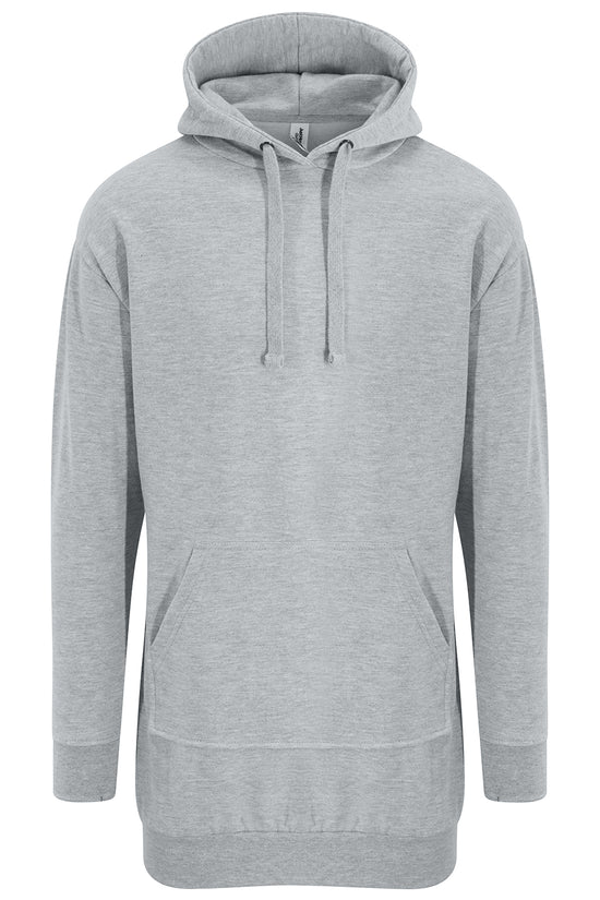 AWDis Just Hoods Hoodie Dress for Women Longline Cut Design