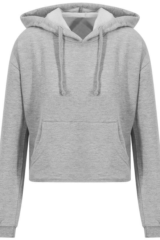 AWDis Just Hoods Womens Cropped Hoodie Comfort Style