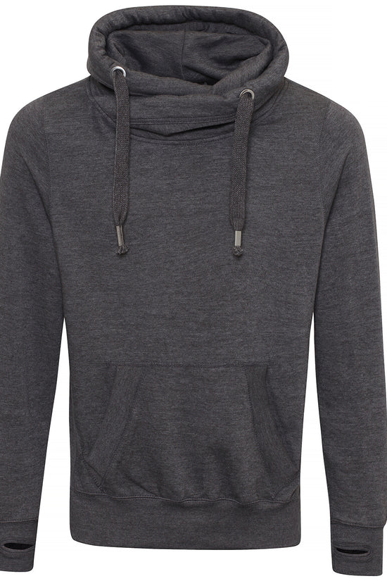 AWDis Just Hoods Cross Neck Heavyweight Hoodie Unisex Adult