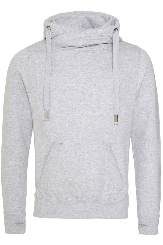 AWDis Just Hoods Cross Neck Heavyweight Hoodie Unisex Adult