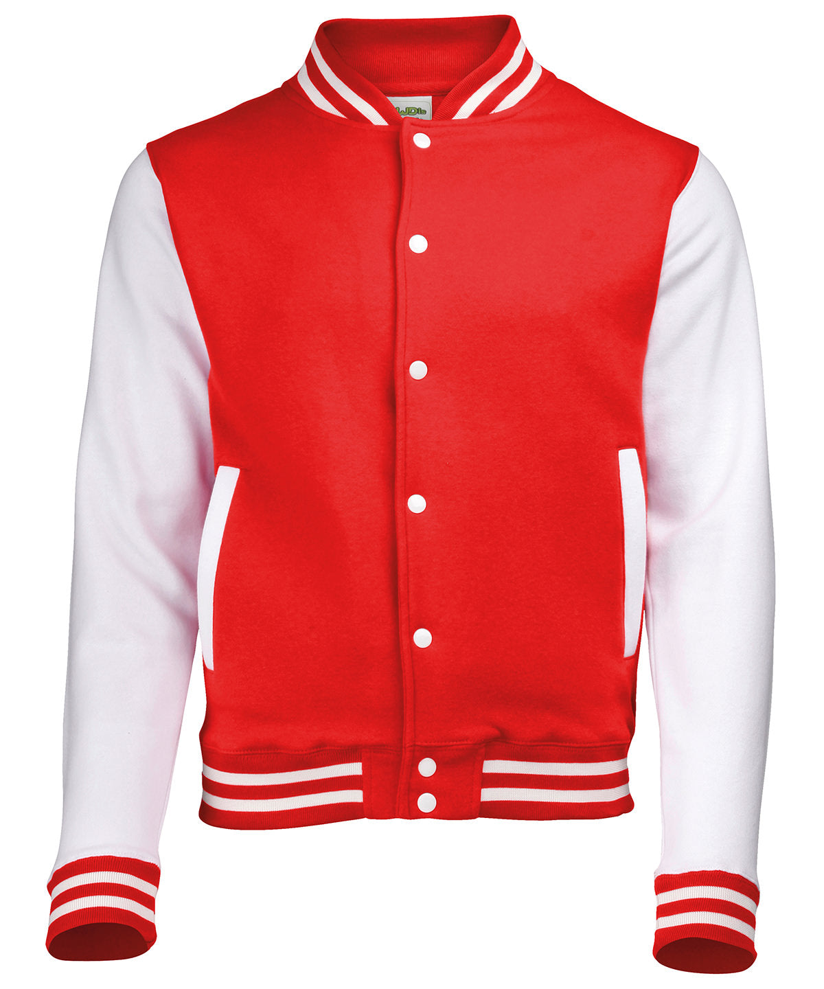 AWDis Just Hoods Varsity Jacket for Unisex Adults Plus Sizes