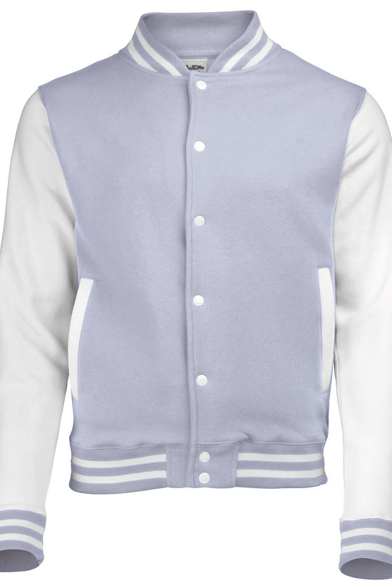 AWDis Just Hoods Varsity Jacket for Unisex Adults Plus Sizes