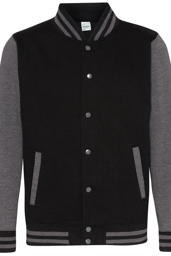 AWDis Just Hoods Varsity Jacket for Unisex Adults Plus Sizes