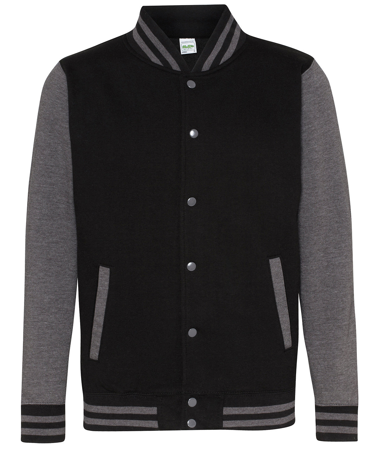 AWDis Just Hoods Varsity Jacket for Unisex Adults Plus Sizes