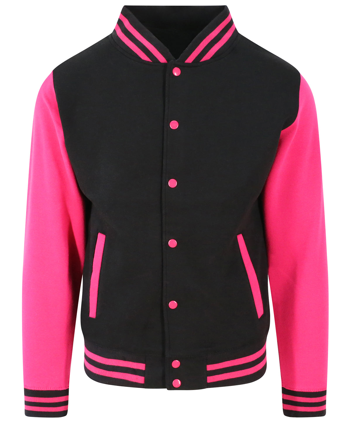 AWDis Just Hoods Varsity Jacket for Unisex Adults Plus Sizes
