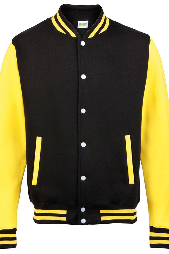 AWDis Just Hoods Varsity Jacket for Unisex Adults Plus Sizes