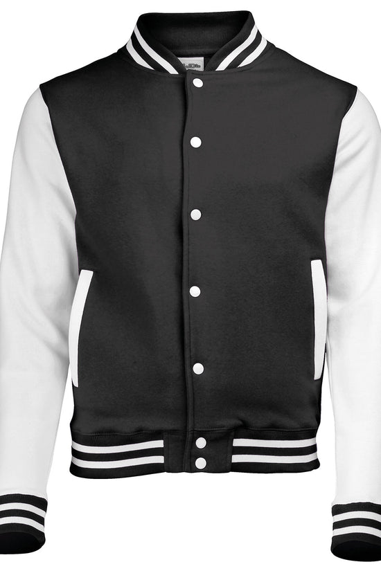 AWDis Just Hoods Varsity Jacket for Unisex Adults Plus Sizes