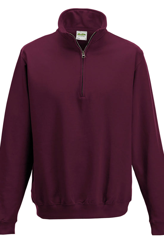 AWDis Just Hoods Sophomore 14 Zip Sweatshirt for Men