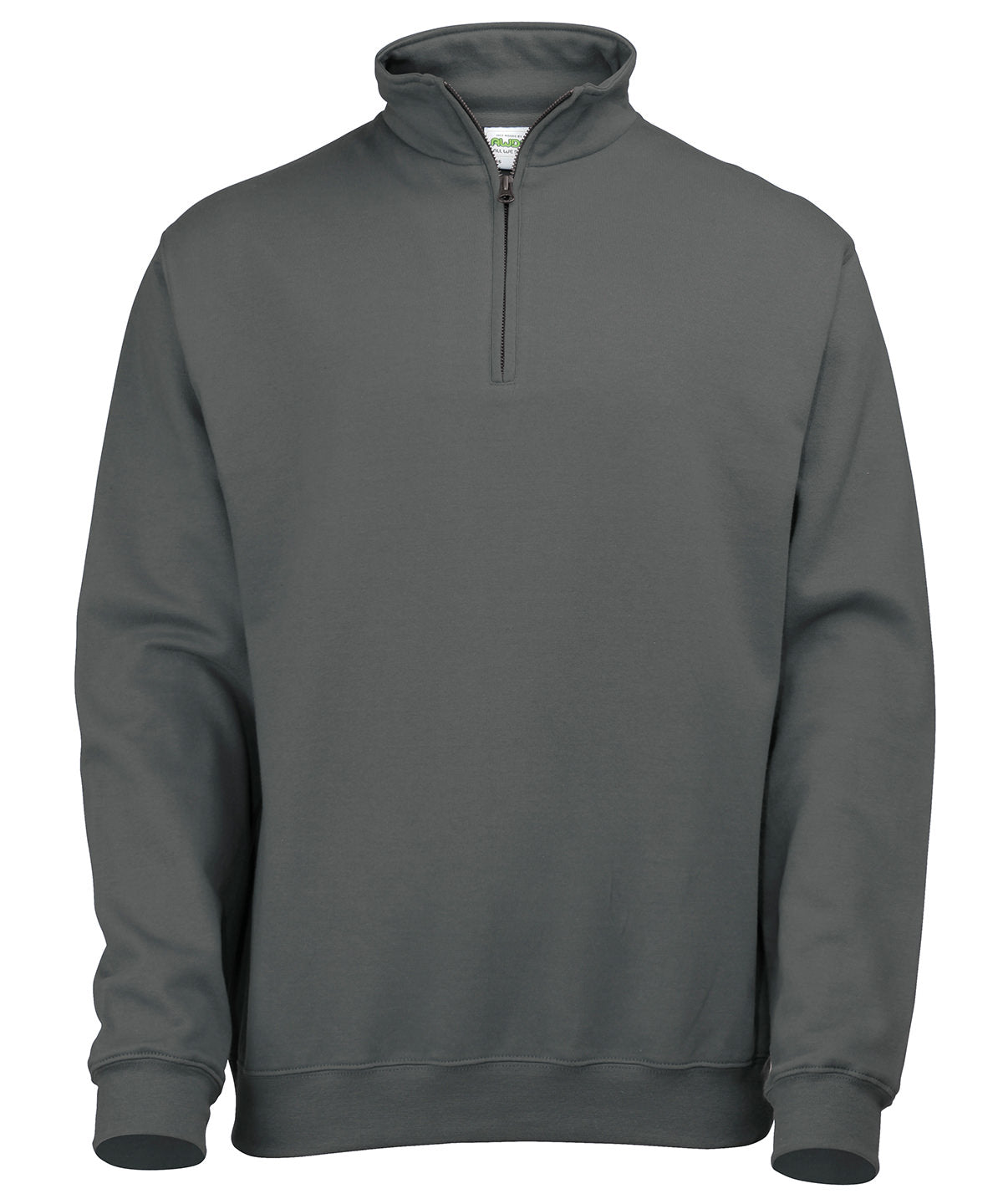 AWDis Just Hoods Sophomore 14 Zip Sweatshirt for Men