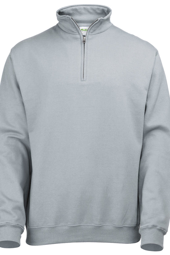 AWDis Just Hoods Sophomore 14 Zip Sweatshirt for Men