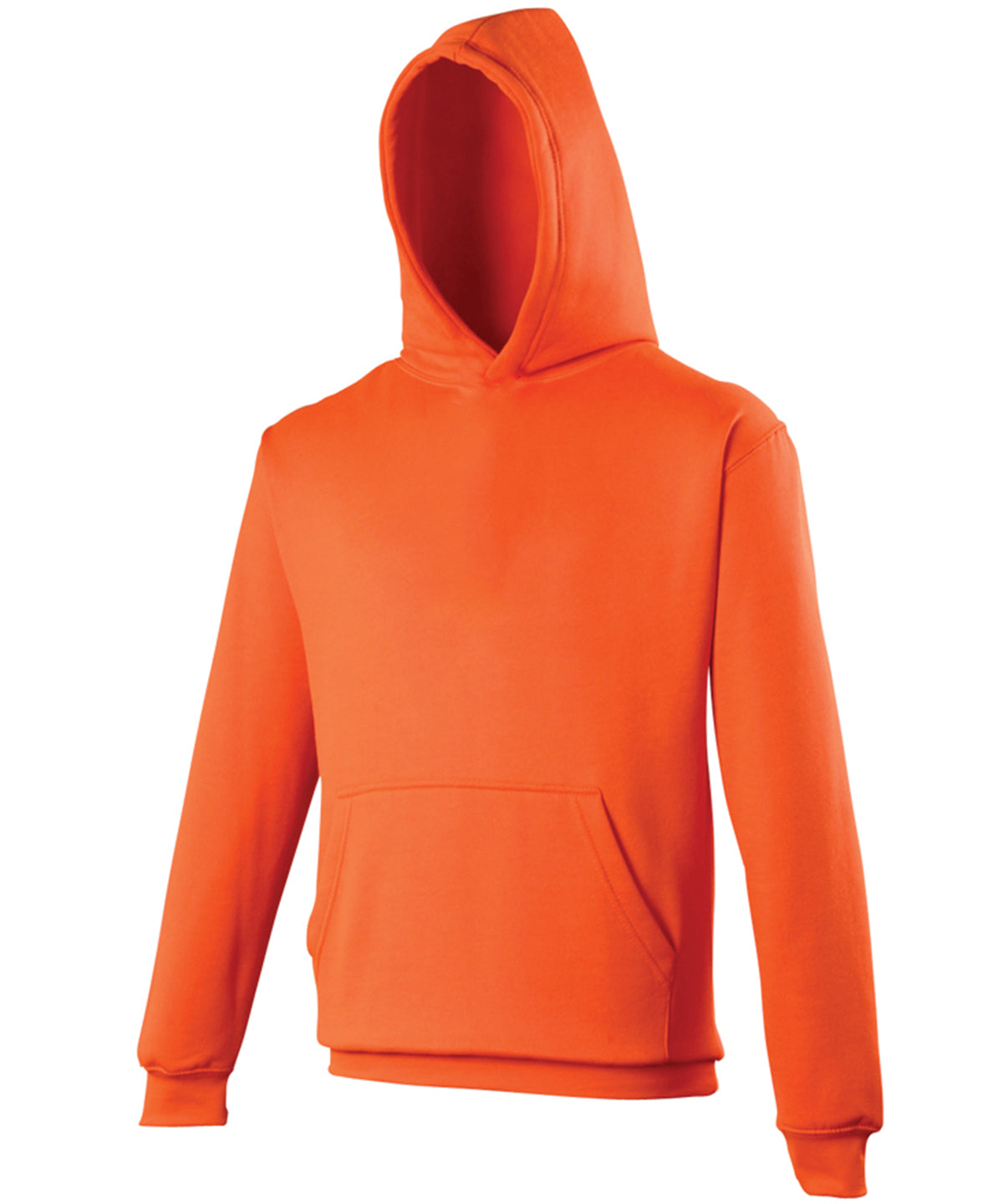 Kids Electric Hoodie Vibrant Colors Ribbed Cuffs Hem