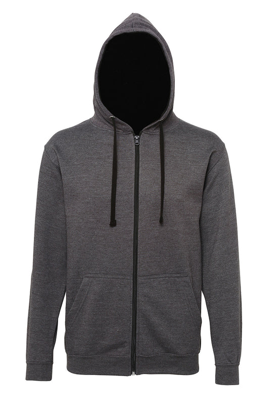AWDis Varsity Zoodie Hoodies Unisex Adult FullZip