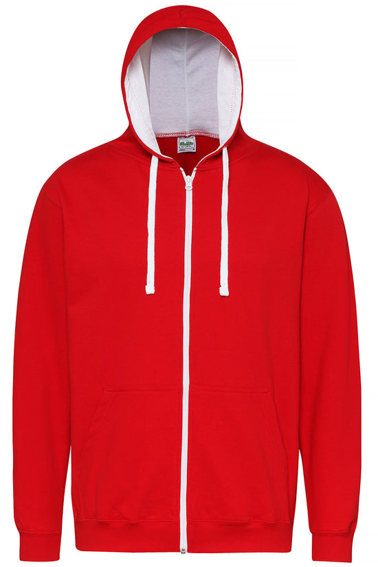 AWDis Varsity Zoodie Hoodies Unisex Adult FullZip