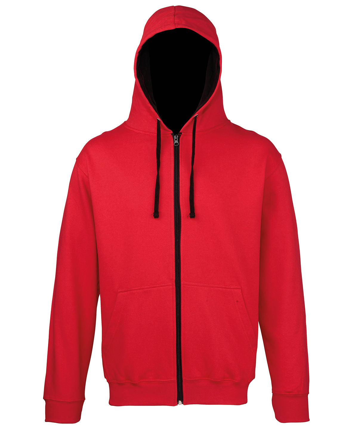 AWDis Varsity Zoodie Hoodies Unisex Adult FullZip