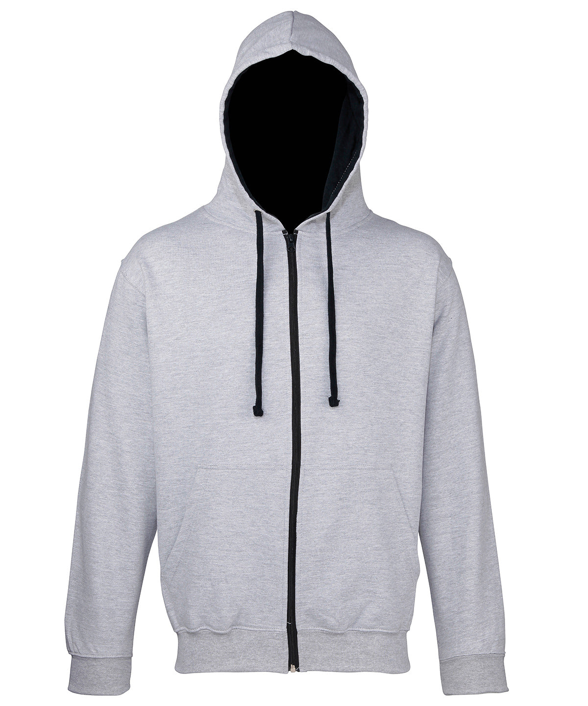 AWDis Varsity Zoodie Hoodies Unisex Adult FullZip