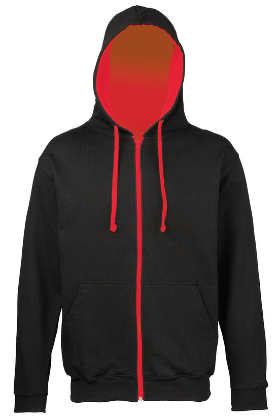 AWDis Varsity Zoodie Hoodies Unisex Adult FullZip