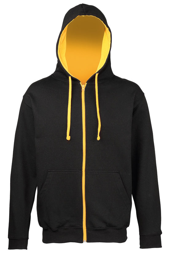 AWDis Varsity Zoodie Hoodies Unisex Adult FullZip