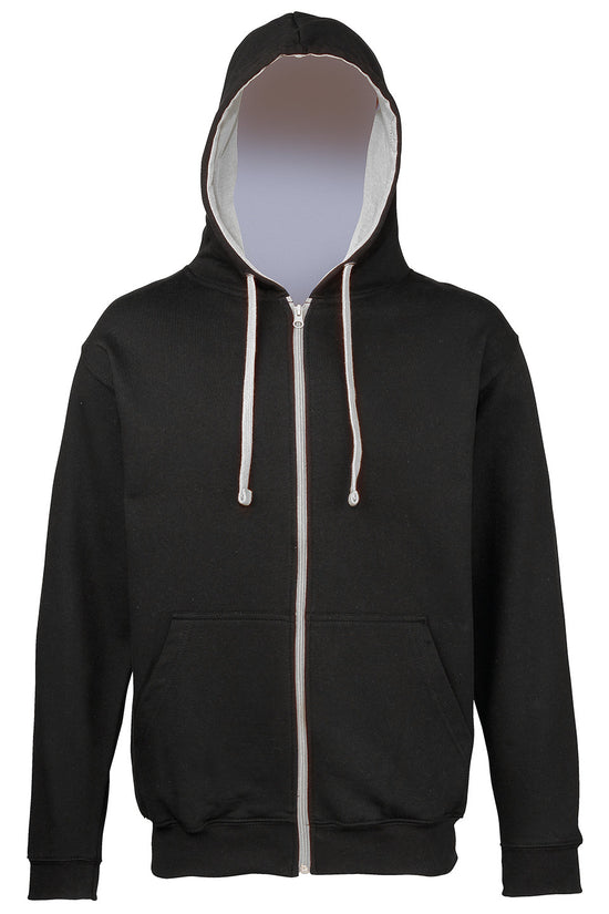 AWDis Varsity Zoodie Hoodies Unisex Adult FullZip