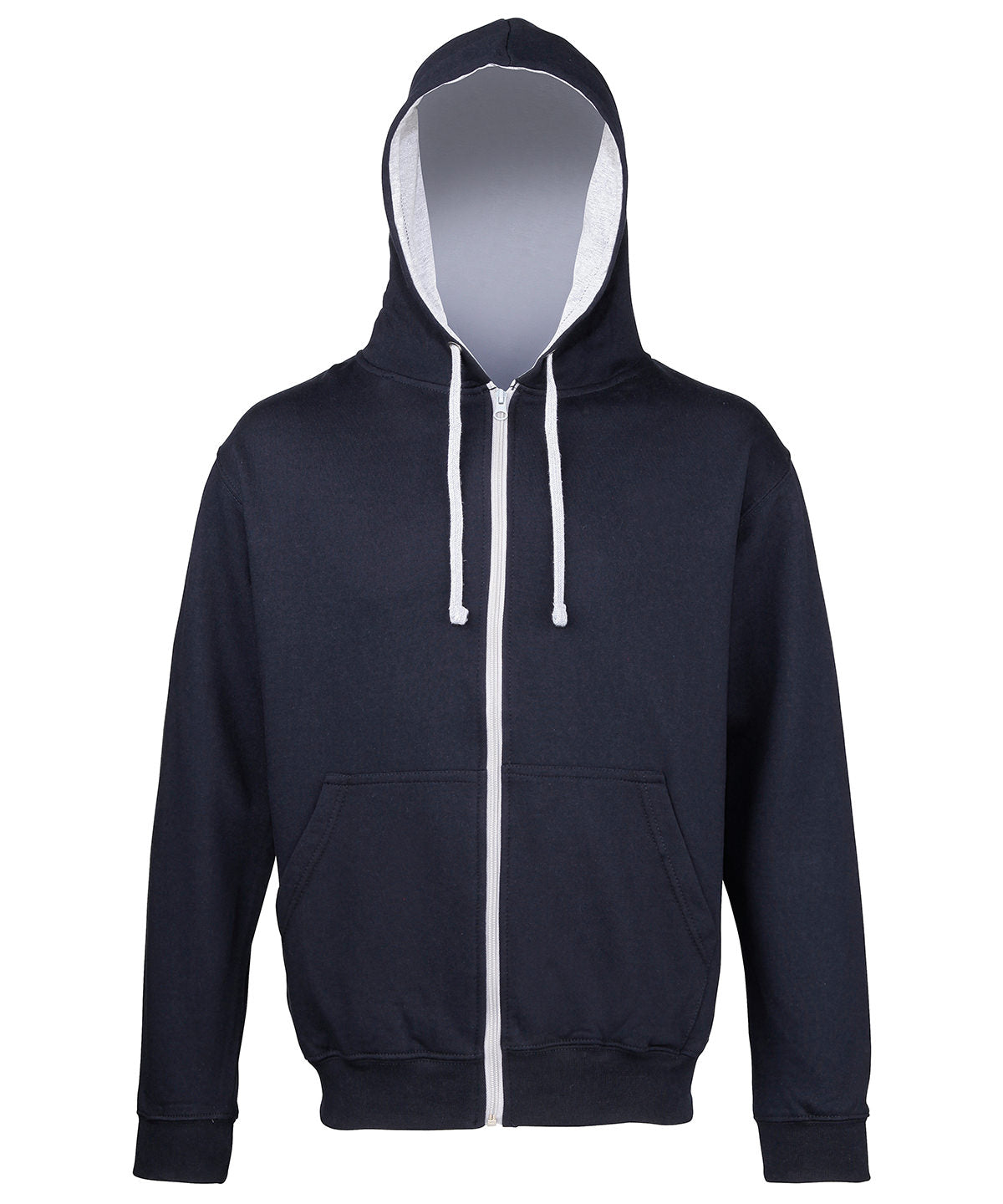 AWDis Varsity Zoodie Hoodies Unisex Adult FullZip