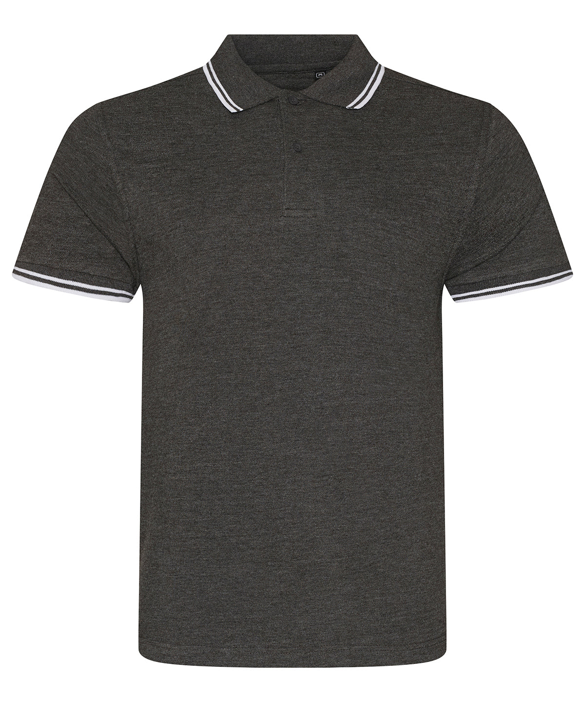 Contrast Tipped Stretch Polo Shirt for Men