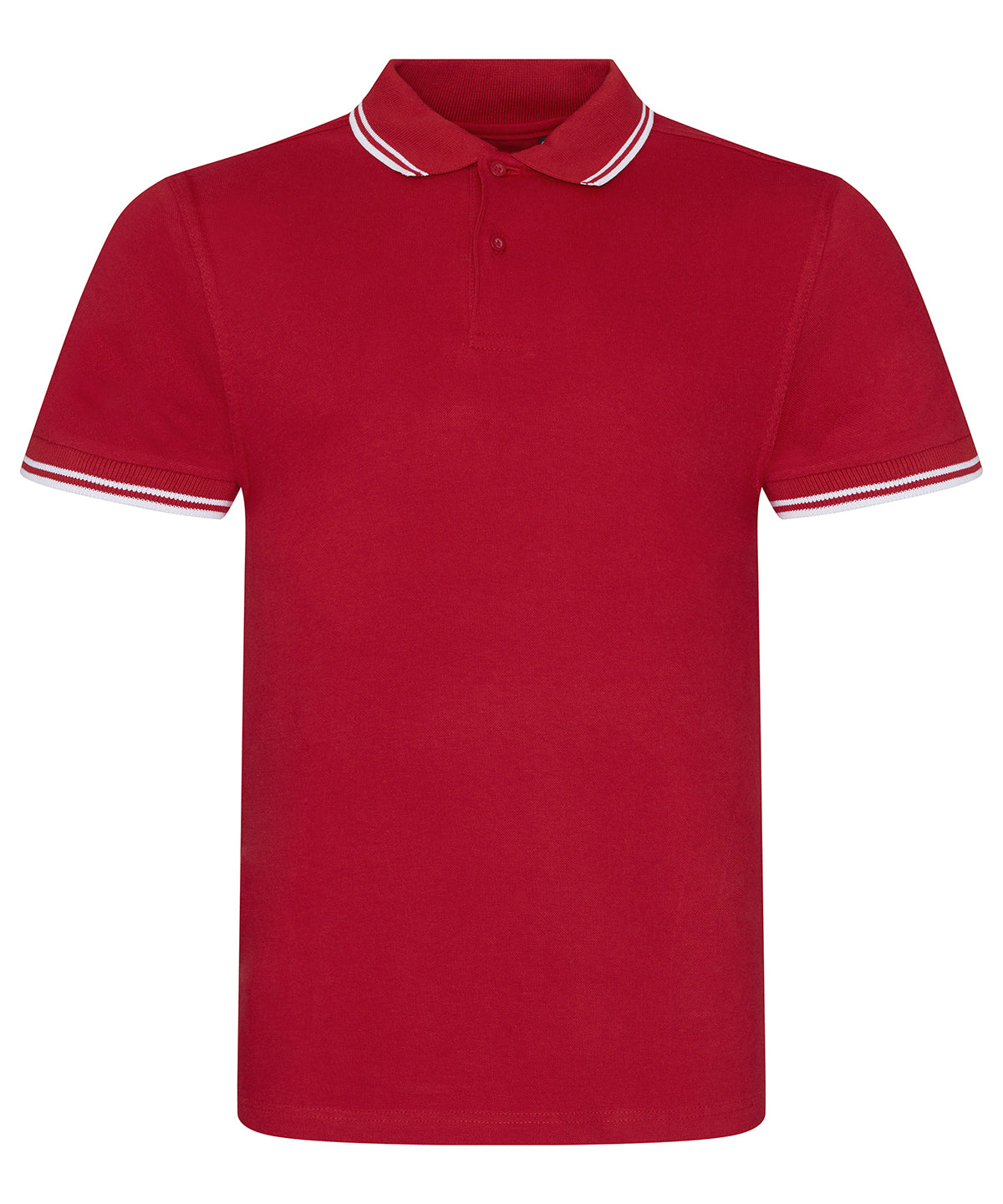Contrast Tipped Stretch Polo Shirt for Men