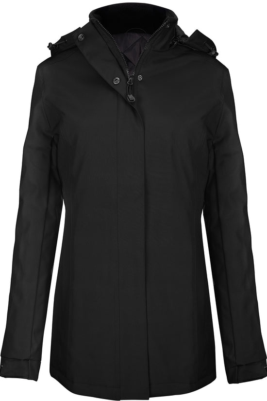 Kariban Ladies Parka Jacket with Detachable Hood