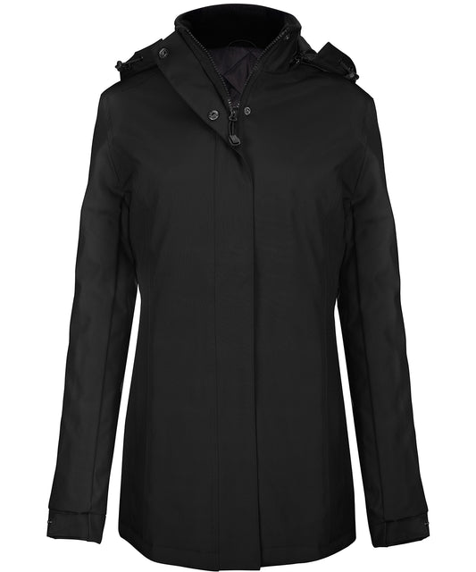 Kariban Ladies Parka Jacket with Detachable Hood