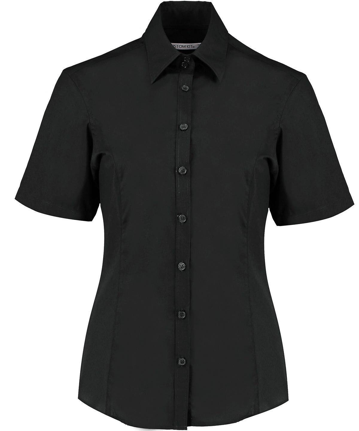 Tailored Fit Short Sleeve Business Blouse for Women