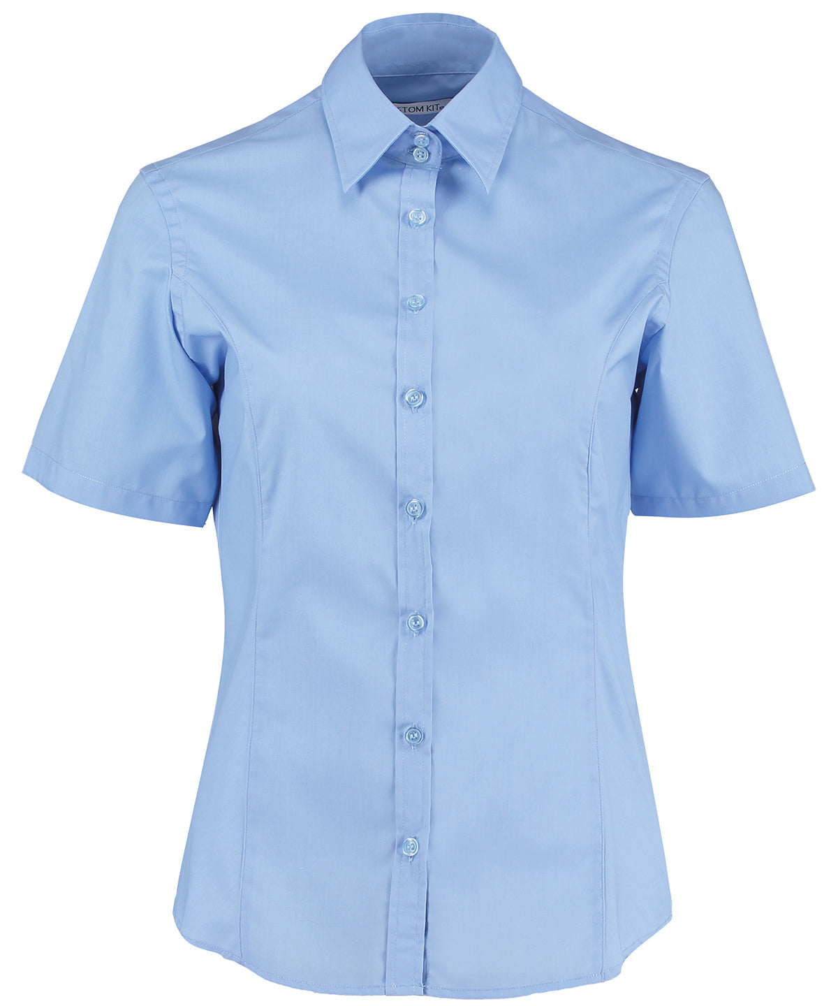 Tailored Fit Short Sleeve Business Blouse for Women