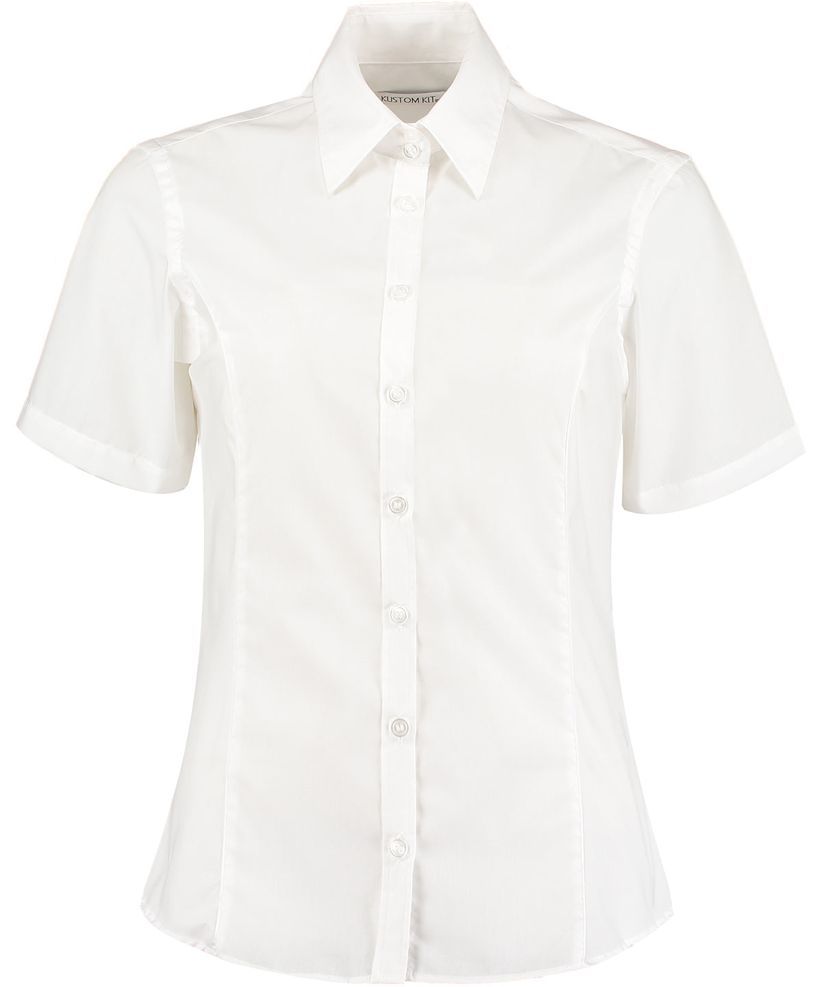 Tailored Fit Short Sleeve Business Blouse for Women