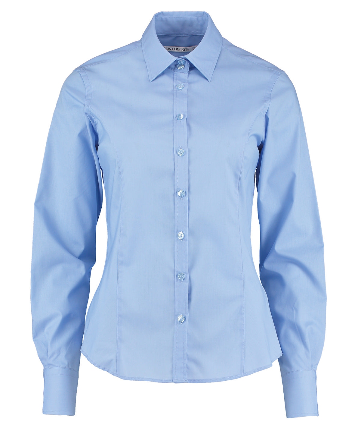 Womens Business Blouse Long Sleeve Tailored Fit Shirt