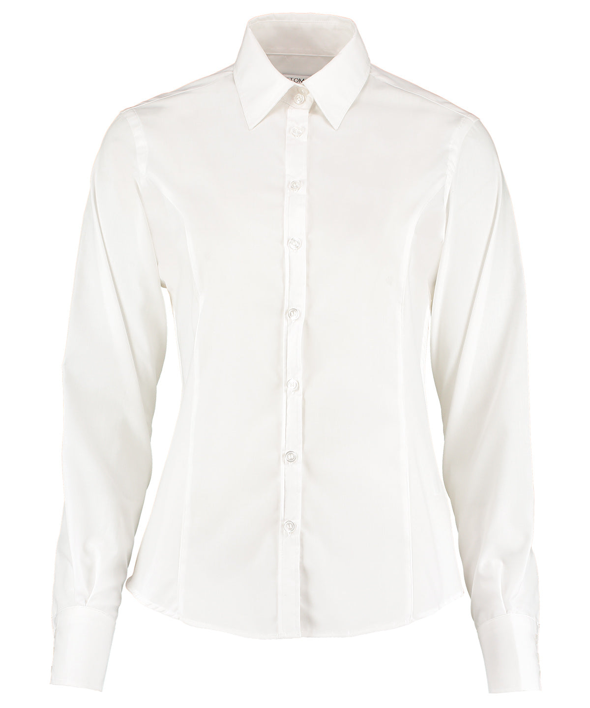 Womens Business Blouse Long Sleeve Tailored Fit Shirt